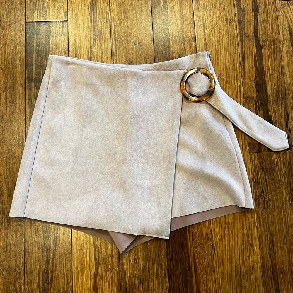 Zara Faux Suede Skort